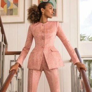 Veronica Beard Blush Textured Blazer